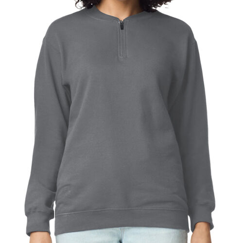 Softstyle® Midweight 1/4 Zip Sweatshirt Thumbnail